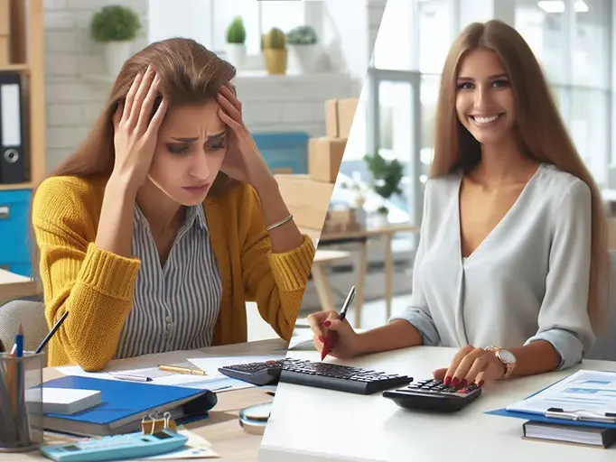 mutsuz ve mutlu satın alma